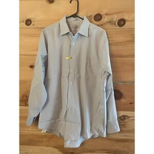 VTG Oakton LTD single needle tailoring button down shirt. USA. Size 17(34/35)